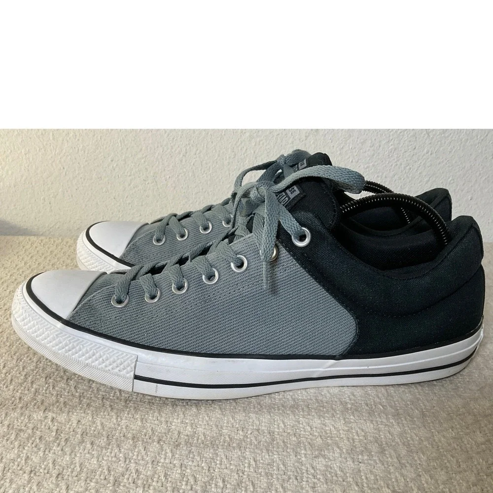 Converse Chuck Taylor All Star High Street Mid Mason Grey Black Mens 13 163217F - Picture 3 of 13